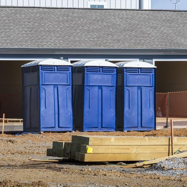 Heavy-duty construction site porta potty in Yonkers, Yonkers